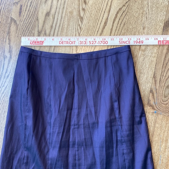 Tadashi Shoji cut #22182 style CY8777L iridescent purple skirt separate spandex - Picture 4 of 9